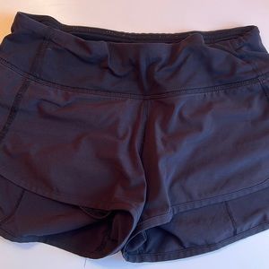 Lululemon Black Speed Up Shorts 2.5 Inch